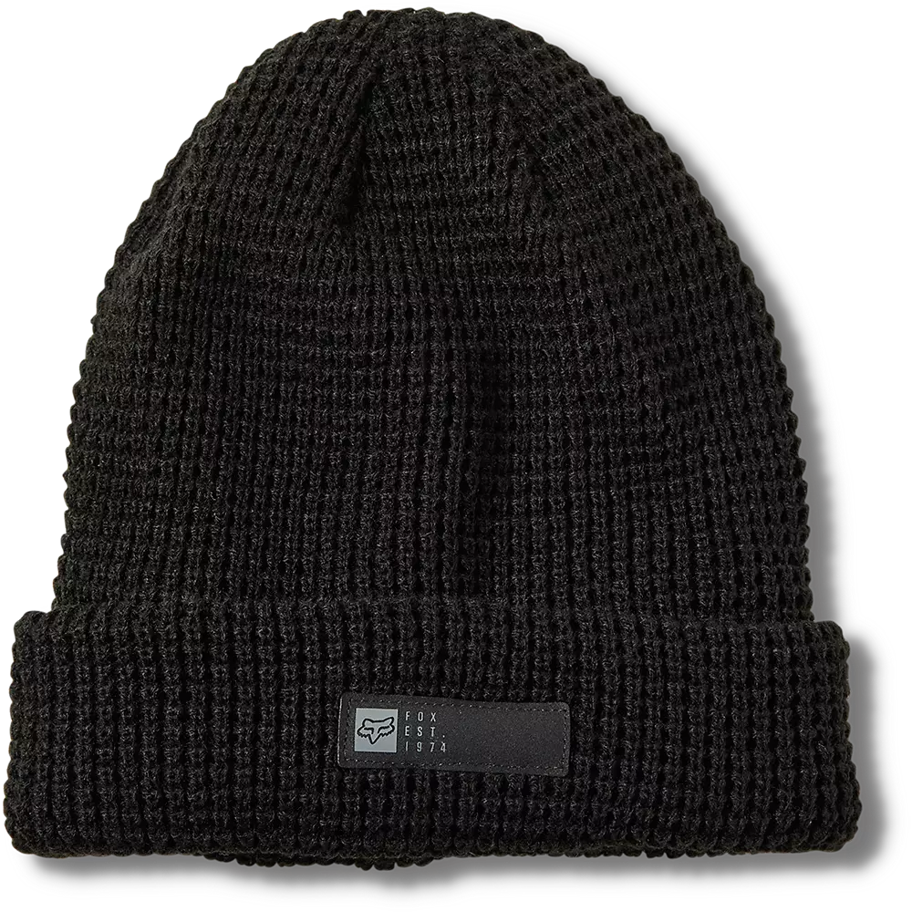 Fox Zether Beanie - Black - Headwear - Bicycle Warehouse