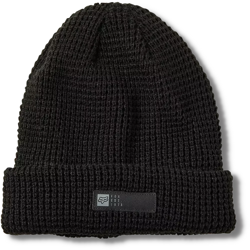 Fox Zether Beanie - Black - Headwear - Bicycle Warehouse