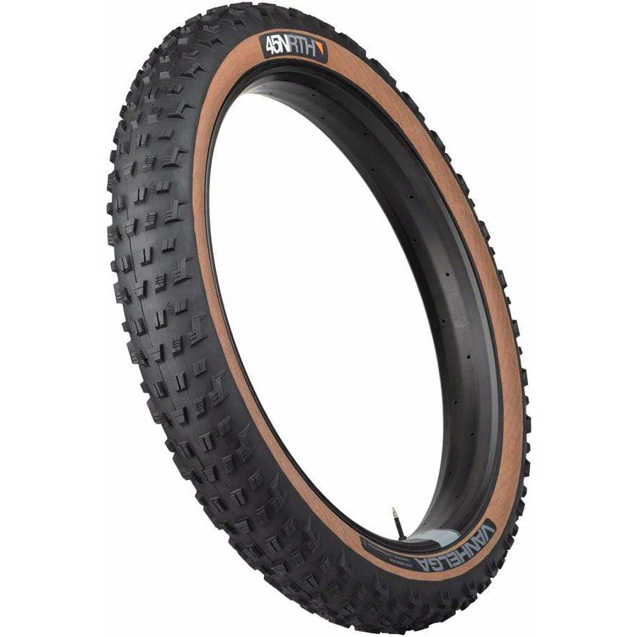 45NRTH 45NRTH Vanhelga Tire - 27.5 x 4, Tubeless, Folding/Tan, 60tpi