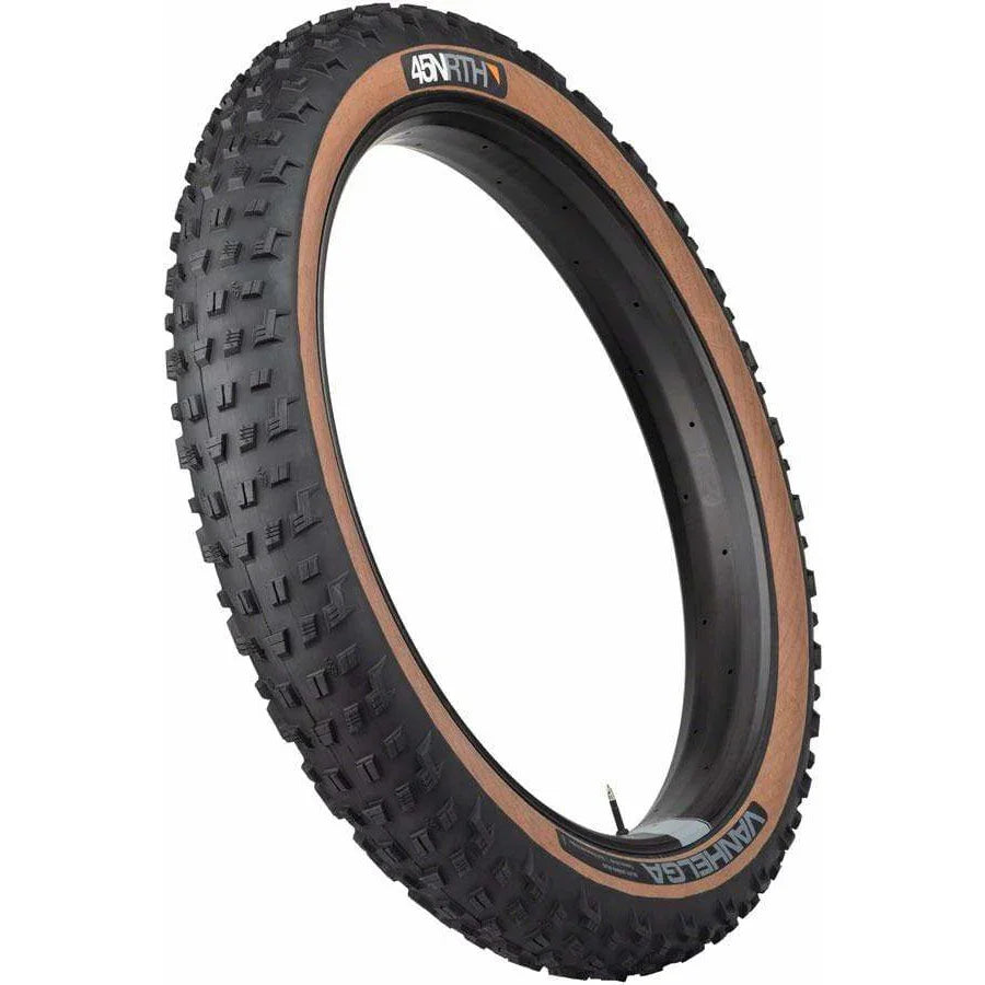 45NRTH 45NRTH Vanhelga Tire - 27.5 x 4, Tubeless, Folding/Tan, 60tpi