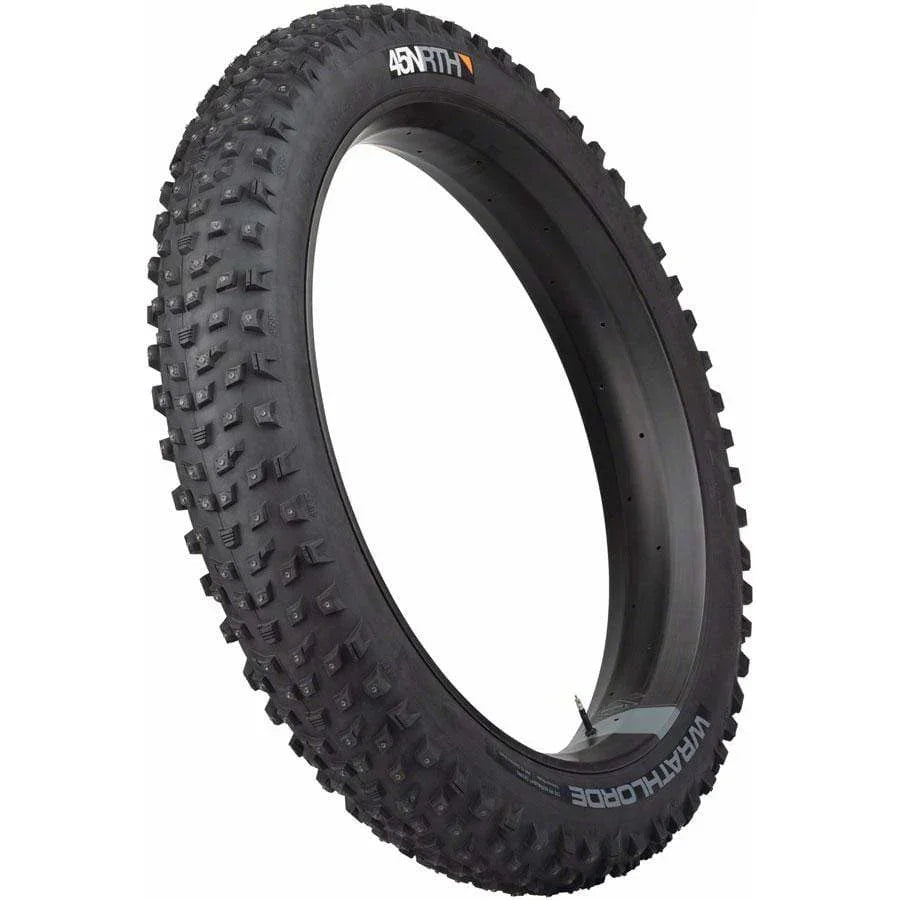 45NRTH 45NRTH Wrathlorde Tire - 26 x 4.2", Tubeless, Folding, 120tpi, 300 XL Concave Carbide Aluminum Studs