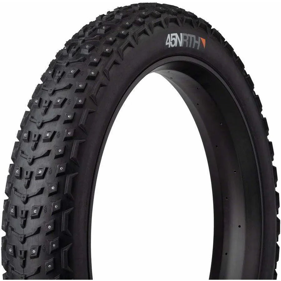 45NRTH Dillinger 5 Tire - 26 x 4.6, Tubeless, Folding, 120tpi, 258 Concave Carbide Aluminum Studs
