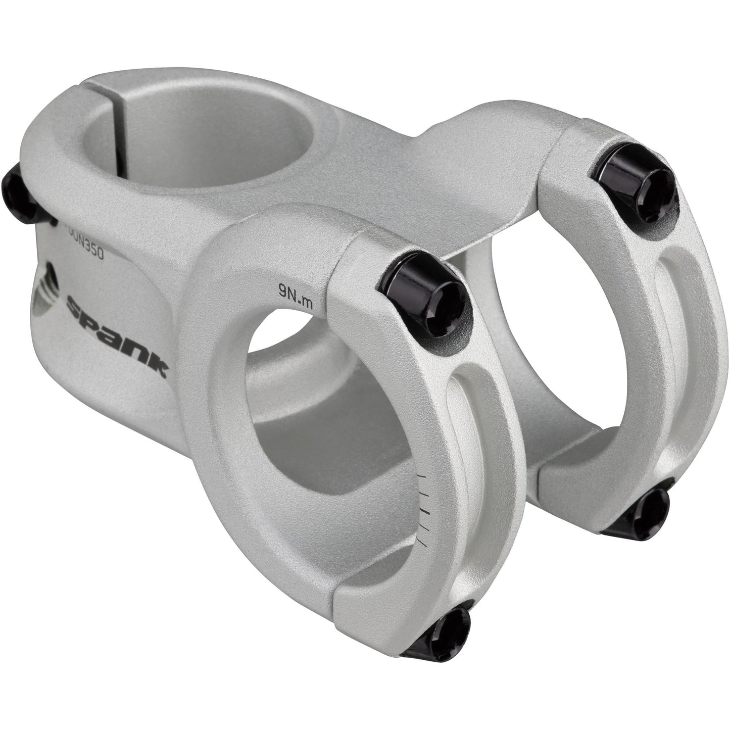 Spank Spoon 350 45mm Mountain Bike Stem, Silver - Stems - Bicycle Warehouse