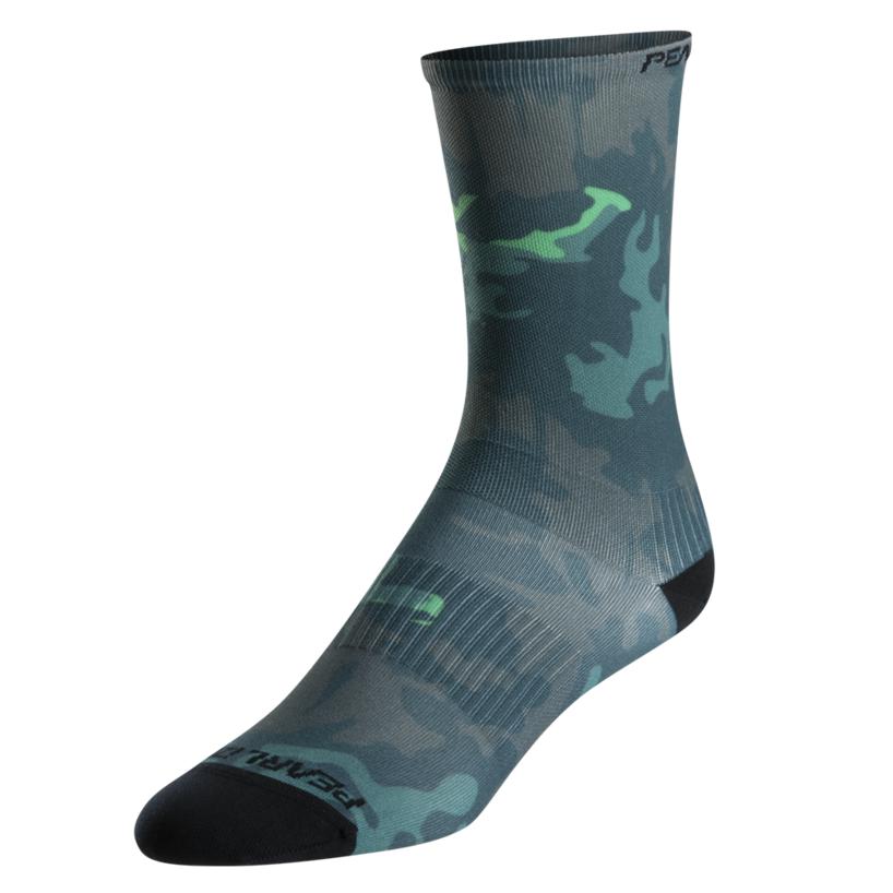 Pearl Izumi Pro Tall Men's Mountain Bike Socks - Green - Socks - Bicycle Warehouse