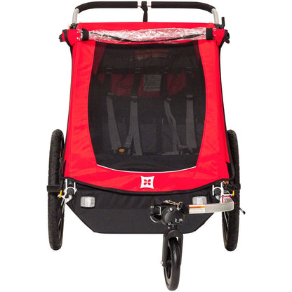 Burley Honey Bee Child Bike Trailer - Red - Trailers - Bicycle Warehouse