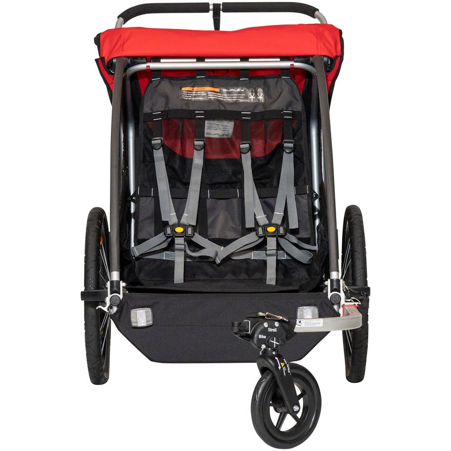 Burley Honey Bee Child Bike Trailer - Red - Trailers - Bicycle Warehouse