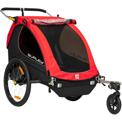 Burley Honey Bee Child Bike Trailer - Red - Trailers - Bicycle Warehouse