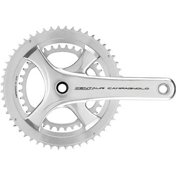 Campagnolo Centaur Bicycle Crankset - 175mm, 11-Speed, 50/34t, 112/146 Asymmetric BCD, Campagnolo Ultra-Torque Spindle Interface, Silver - Cranksets - Bicycle Warehouse