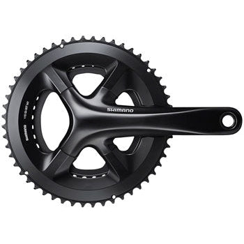 Shimano 105 FC-RS510 Bicycle Crankset - 170mm, 11-Speed, 50/34t, 110 Asymmetric BCD, Hollowtech II Spindle Interface - Cranksets - Bicycle Warehouse