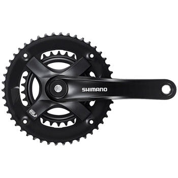 Shimano FC-TY-501-2 Bicycle Crankset - 170mm, 7/8-Speed, 46-30t, Riveted, Square Taper JIS Spindle Interface - Cranksets - Bicycle Warehouse