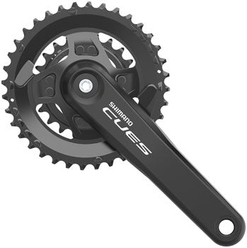 Shimano CUES FC-U4000-2 Bicycle Crankset - 175mm, 9/10/11-Speed, 36/22t, Riveted, Square Taper JIS Spindle Interface - Cranksets - Bicycle Warehouse