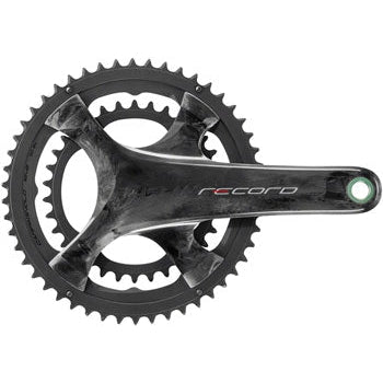 Campagnolo Record Bicycle Crankset - 170mm, 12-Speed, 53/39t, 112/146 Asymmetric BCD, Campagnolo Ultra-Torque Spindle Interface, Carbon - Cranksets - Bicycle Warehouse