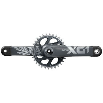 SRAM X01 Eagle SuperBoost+ Bicycle Crankset - 170mm, 12-Speed, 32t, Direct Mount, DUB Spindle Interface, Lunar/Polar, C2 - Cranksets - Bicycle Warehouse
