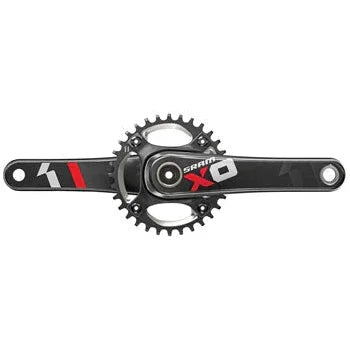 SRAM X01 All Downhill Bicycle Crankset - 170mm, 10/11-Speed, 34t, Direct Mount, DUB Spindle Interface, B1 - Cranksets - Bicycle Warehouse