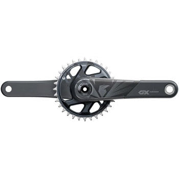 Bicycle Warehouse SRAM GX Eagle Carbon Boost Crankset - 175mm, 12-Speed, 32t, Direct Mount, DUB Spindle Interface, Lunar - - Bicycle Warehouse