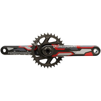 TruVativ Descendant Troy Lee Designs CoLab Carbon Bicycle Crankset - 175mm, 12-Speed, 32t, Direct Mount, DUB Spindle Interface - Cranksets - Bicycle Warehouse