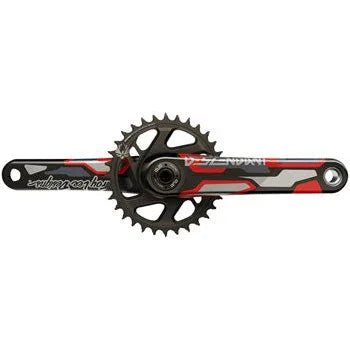 TruVativ Descendant Troy Lee Designs CoLab Carbon Bicycle Crankset - 170mm, 12-Speed, 32t, Direct Mount, DUB Spindle Interface - Cranksets - Bicycle Warehouse