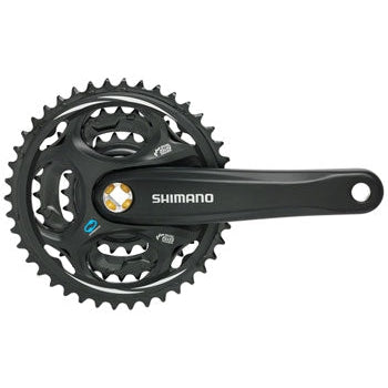 Shimano Altus FC-M311 Bicycle Crankset - 170mm, 7/8-Speed, 42/32/22t, Riveted, Square Taper JIS Spindle Interface - Cranksets - Bicycle Warehouse