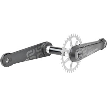 e*thirteen LG1 Race Carbon Bicycle Crankset - 165mm, 83mm, 30mm Spindle with e*thirteen P3 Connect Interface, Carbon Black - Cranksets - Bicycle Warehouse