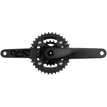 SAMOX X3 Bicycle Crankset - 175mm, 9-10 Speed, 36/22t, 104/64bcd, 24mm Spindle - Cranksets - Bicycle Warehouse