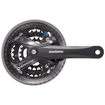 Shimano Acera FC-M361 Bicycle Crankset - 175mm, 7/8-Speed, 42/32/22t, 104/64 BCD, Square Taper JIS Spindle Interface - Cranksets - Bicycle Warehouse