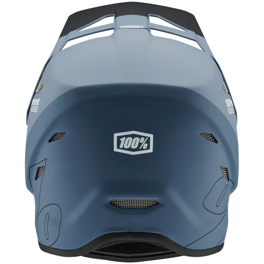 100% Status Full Face Mountain Bike Helmet - Blue - Helmets - Bicycle Warehouse