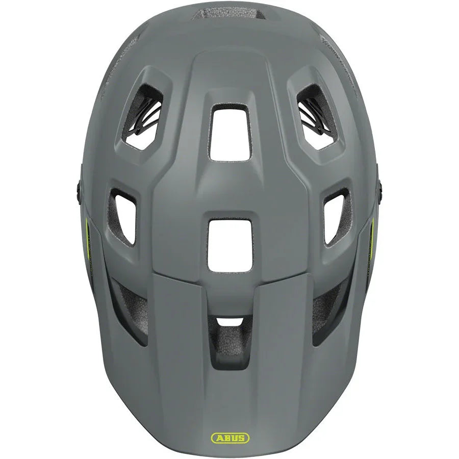Abus MoDrop MIPS Mountain Bike Helmet - Gray - Helmets - Bicycle Warehouse