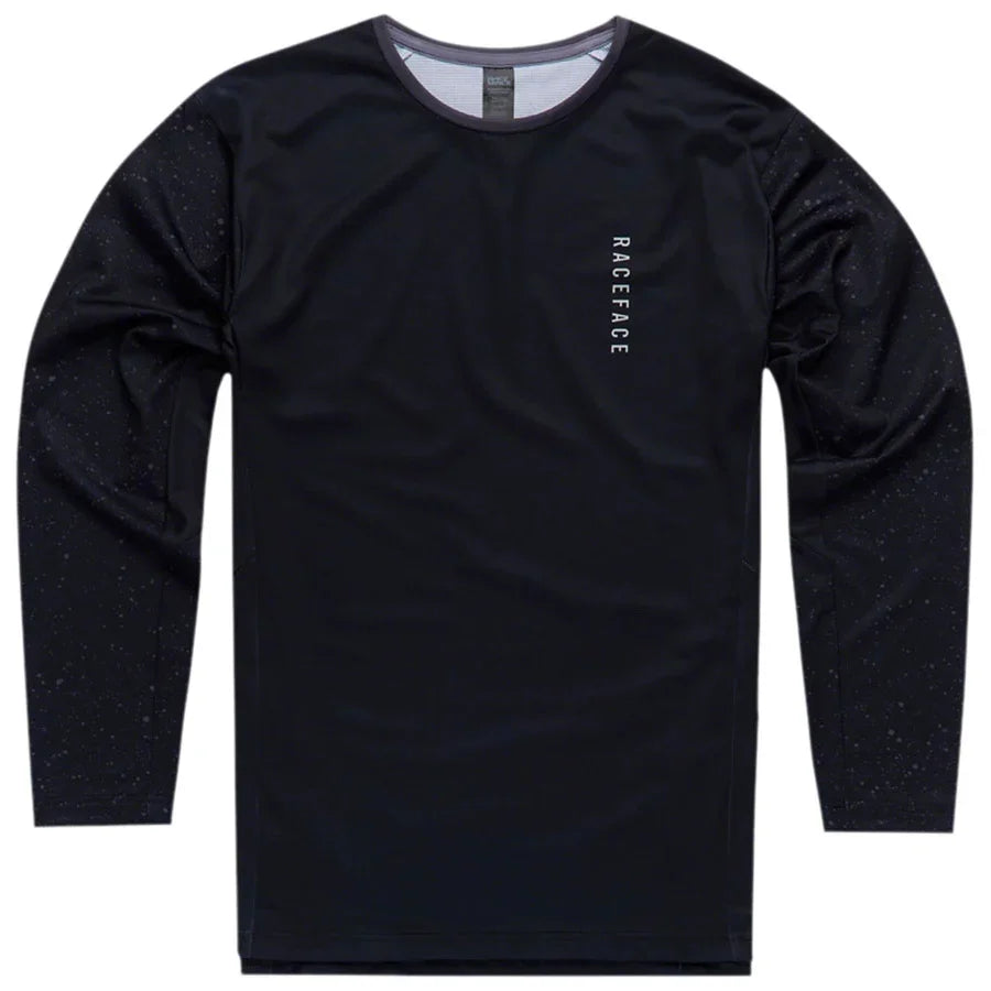 RaceFace Indy Men's Long Sleeve Mountain Bike Jersey - Black - Jerseys - Bicycle Warehouse