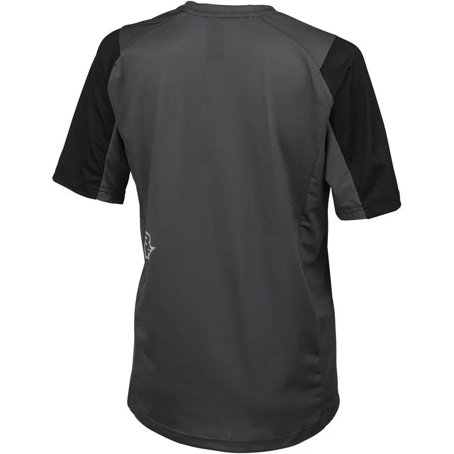 RaceFace Indy Women's Short Sleeve Mountain Bike Jersey - Gray - Jerseys - Bicycle Warehouse
