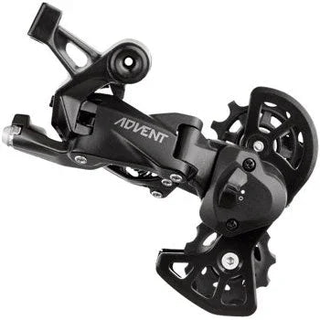 microSHIFT ADVENT Super Short Rear Derailleur - 9 Speed, Super Short Cage, With Clutch - Derailleurs - Bicycle Warehouse