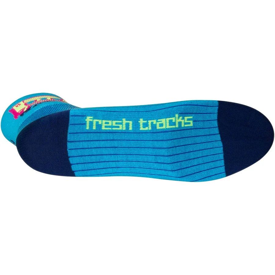 SockGuy Classic Mixtape Bike Socks - Blue - Socks - Bicycle Warehouse
