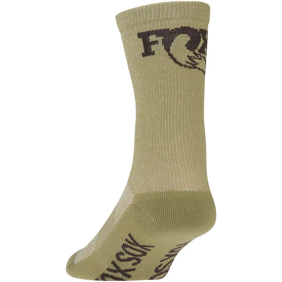 FOX High Tail Bike Socks - Green - Socks - Bicycle Warehouse