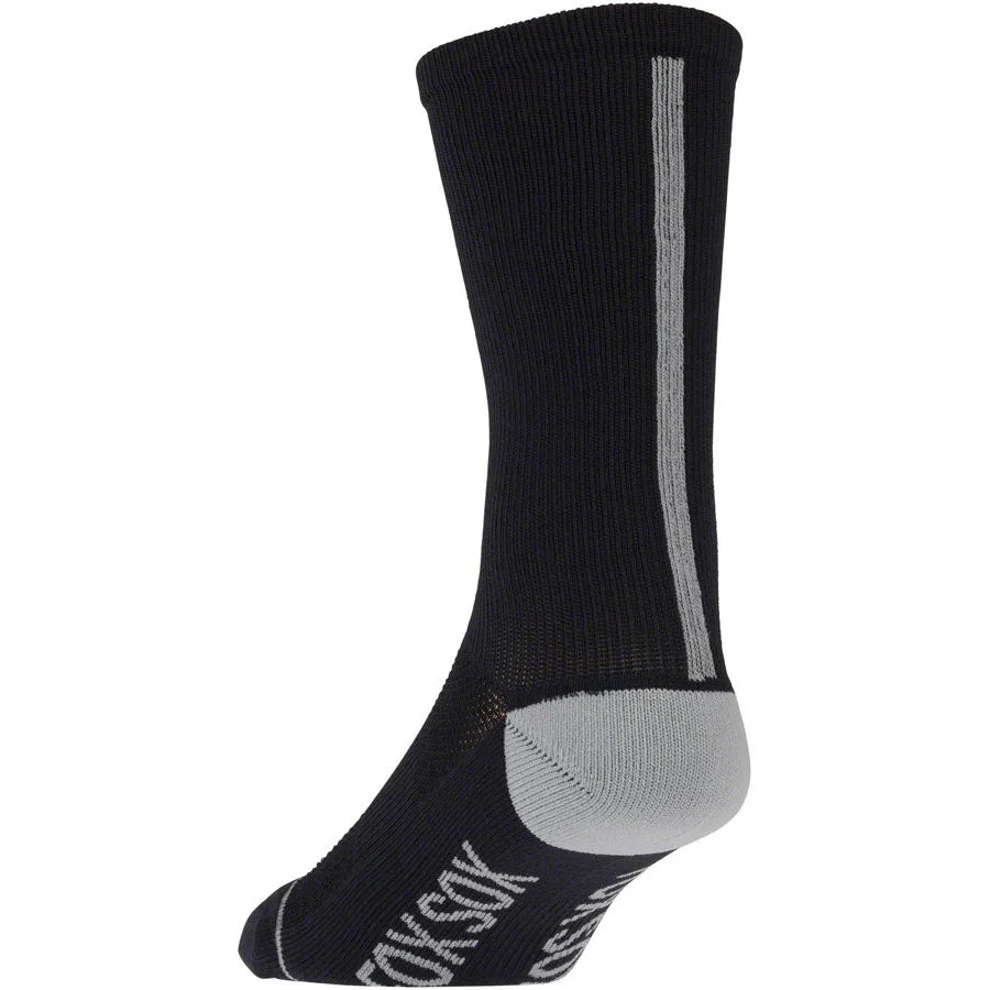 FOX Transfer Coolmax Bike Socks - Black - Socks - Bicycle Warehouse