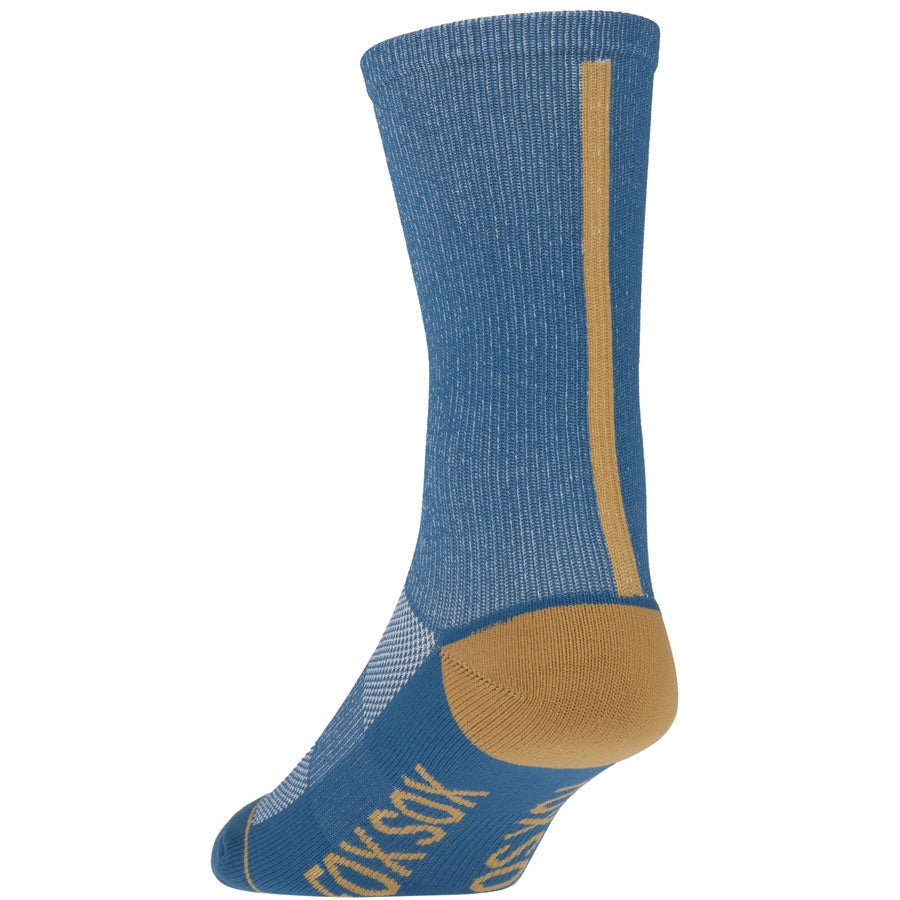 FOX Transfer Coolmax Bike Socks - Blue - Socks - Bicycle Warehouse