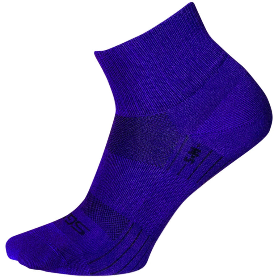 SockGuy Purple Sugar SGX Bike Socks - Purple - Socks - Bicycle Warehouse