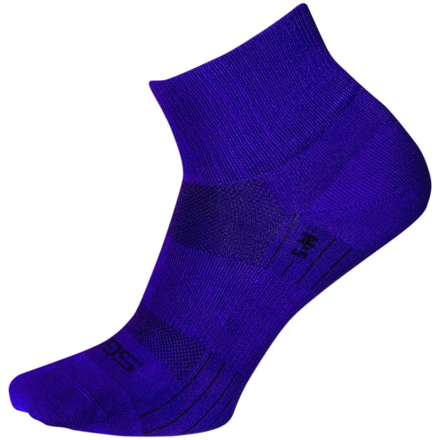 SockGuy Purple Sugar SGX Bike Socks - Purple - Socks - Bicycle Warehouse