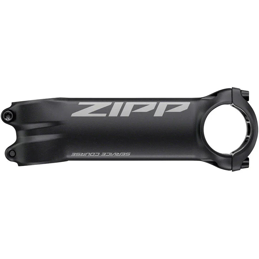 Zipp Service Course Bike Stem - 31.8 Clamp, +/-6, 1 1/8", Aluminum, Blast Black, B2 - Stems - Bicycle Warehouse