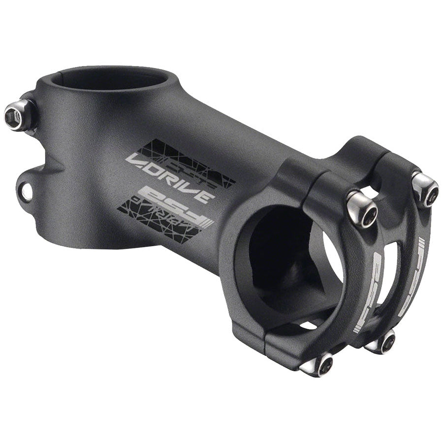 Full Speed Ahead Full Speed Ahead V-Drive Stem - 31.8 clamp, +/-17, 1 1/8", Aluminum, Black - Stems - Bicycle Warehouse