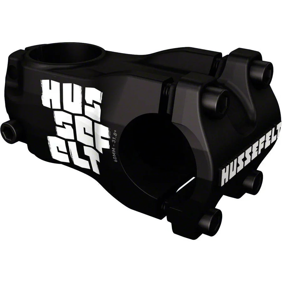 TruVativ Hussefelt Bike Stem - 31.8 Clamp, +/-0, 1 1/8", Aluminum, White - Stems - Bicycle Warehouse