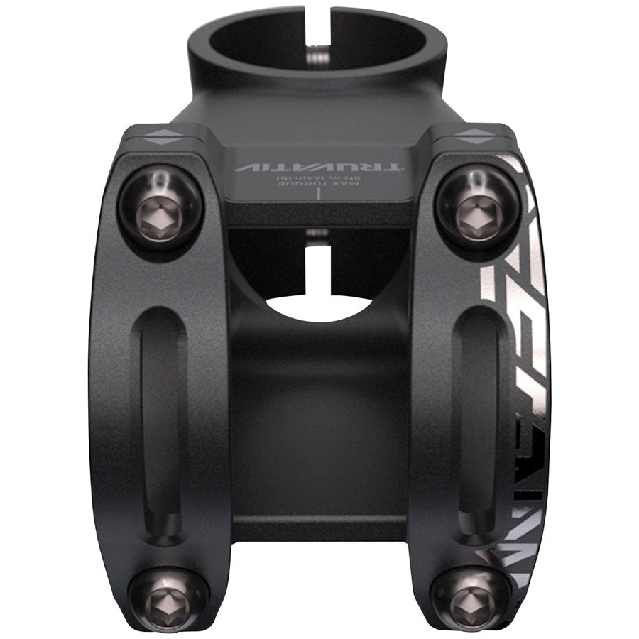 TruVativ Descendant Bike Stem - 35.0 Clamp, +/-0, 1 1/8", Alloy, Black - Stems - Bicycle Warehouse