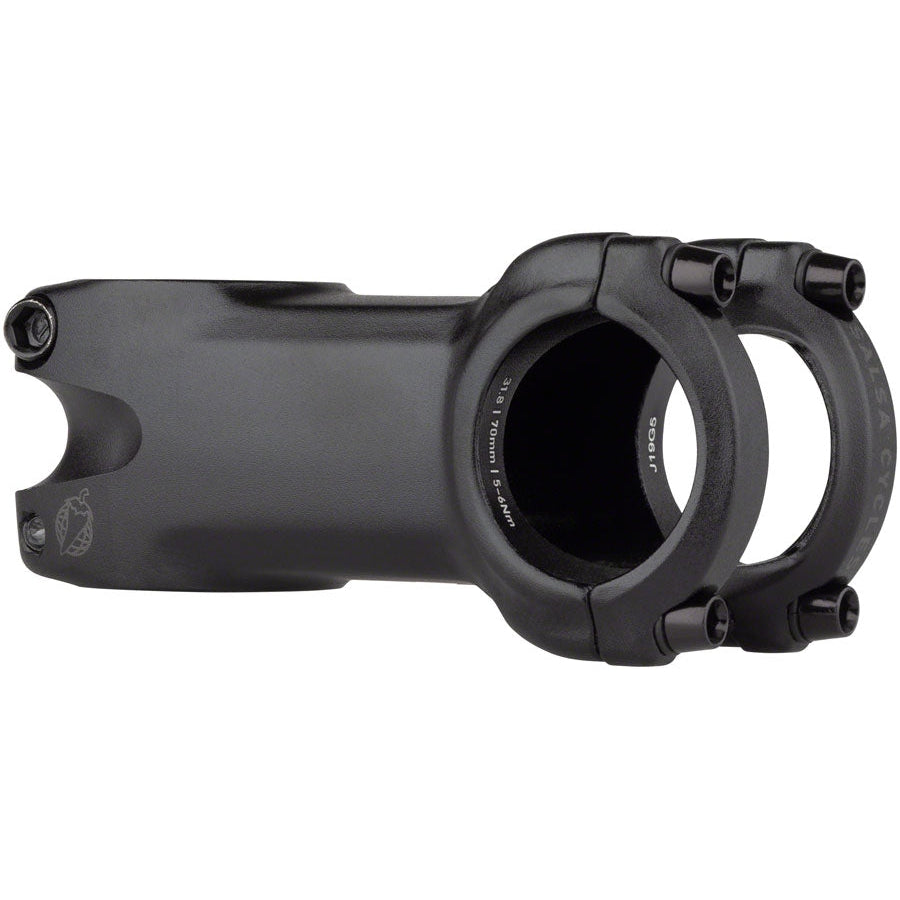 Salsa Guide Trail Bike Stem - 31.8 Clamp, 0 Degrees, 1 1/8", Aluminum, Black - Stems - Bicycle Warehouse