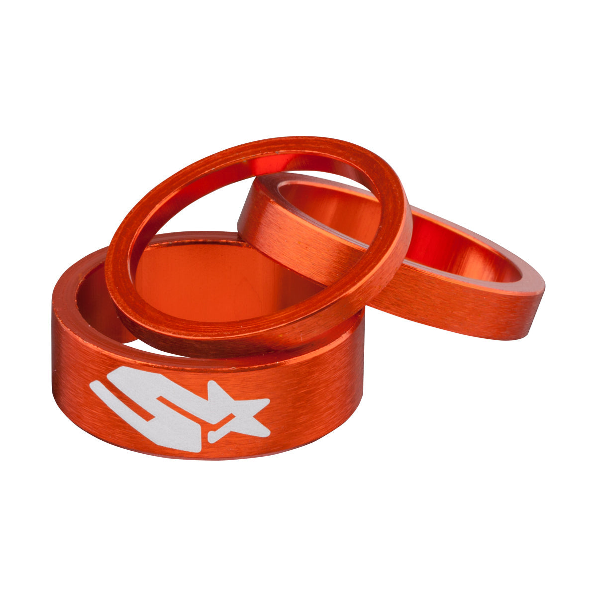 Spank Bike Headset Spacer Kit 3/6/12mm - Orange - Parts - Bicycle Warehouse