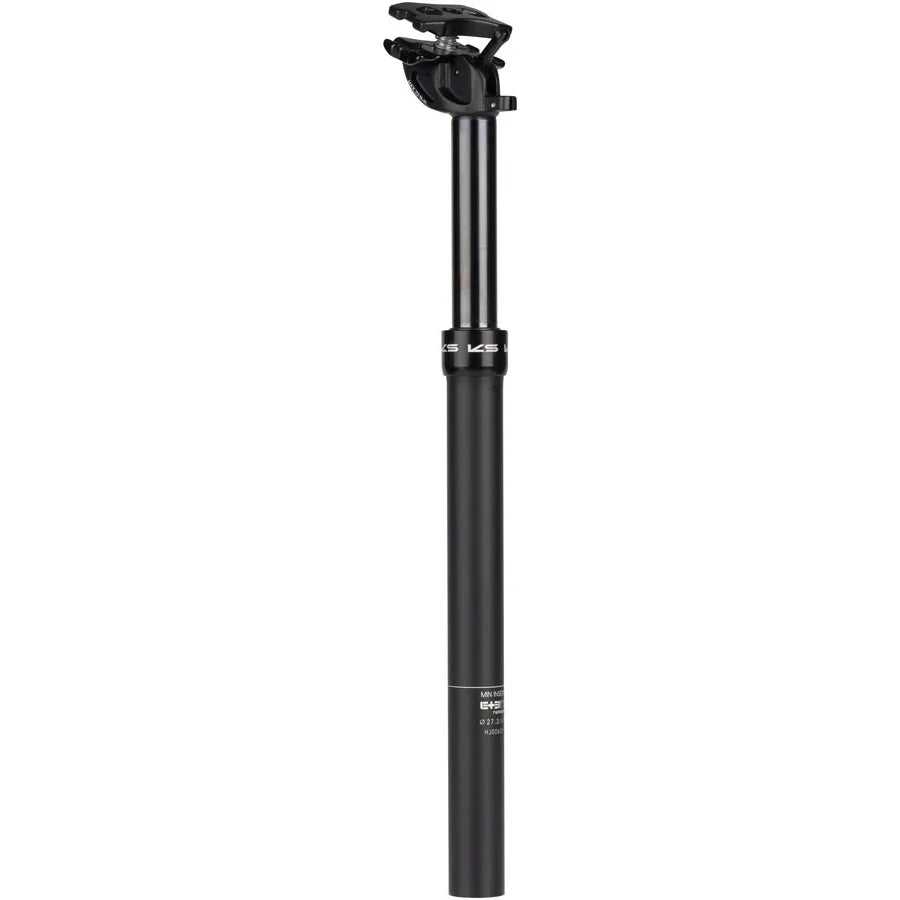 Bicycle Warehouse KS eTEN-r Dropper Seatpost - 27.2mm, 100mm, Black - - Bicycle Warehouse