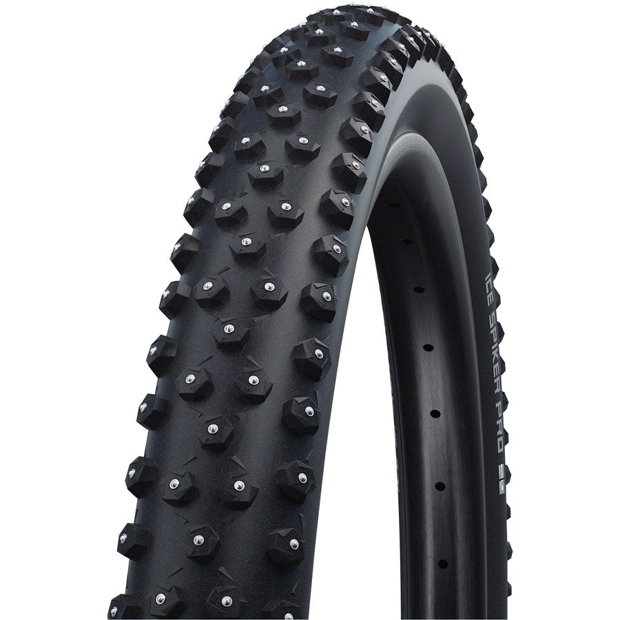 Schwalbe Ice Spiker Pro Tire - 29 x 2.25, Clincher, Wire, Black, Performance, RaceGuard, Winter, 402 Studs