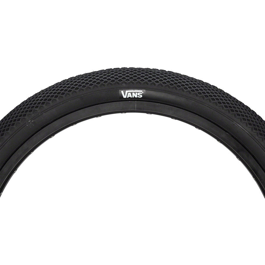 Cult X Vans BMX Bike Tire - 20 x 2.4, Clincher, Wire, Black - Tires - Bicycle Warehouse