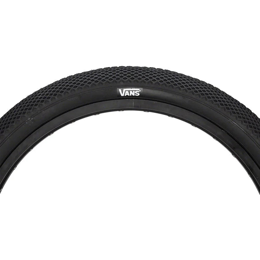 Cult X Vans BMX Bike Tire - 20 x 2.4, Clincher, Wire, Black - Tires - Bicycle Warehouse