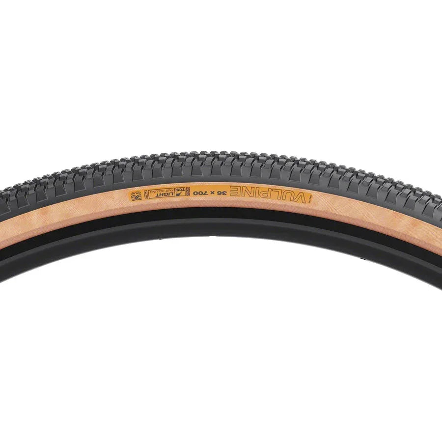 WTB Vulpine Gravel Bike Tire - 700 x 36, TCS Tubeless, Folding, Black/Tan, Light/Fast Rolling, Dual DNA - Tires - Bicycle Warehouse