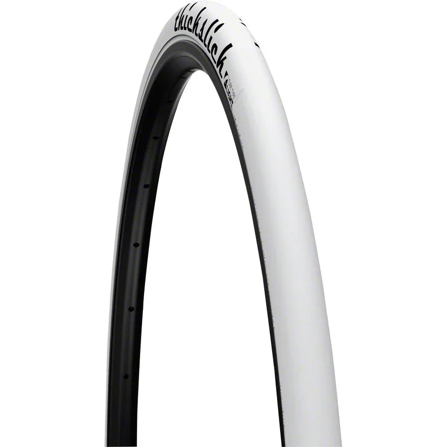 WTB ThickSlick Tire - 700 x 25, Clincher, Wire, White, Comp