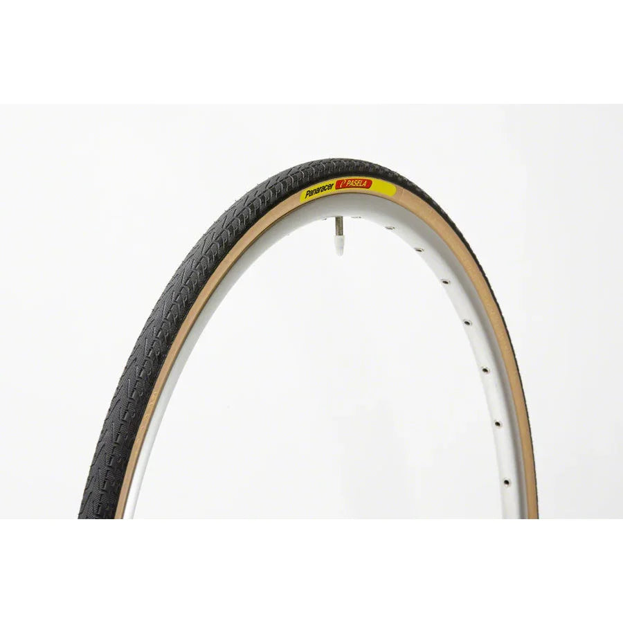 Panaracer Pasela Tire - 700 x 28, Clincher, Wire, Black/Amber