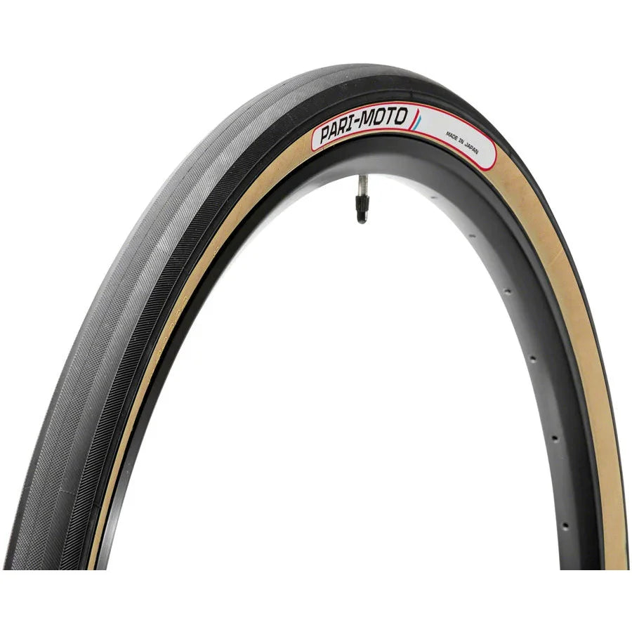 Panaracer Pari-Moto Tire - 650b x 42, Clincher, Folding, Black/Amber